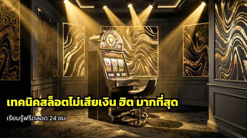 เทคนิคสล็อตไม่เสียเงิน
