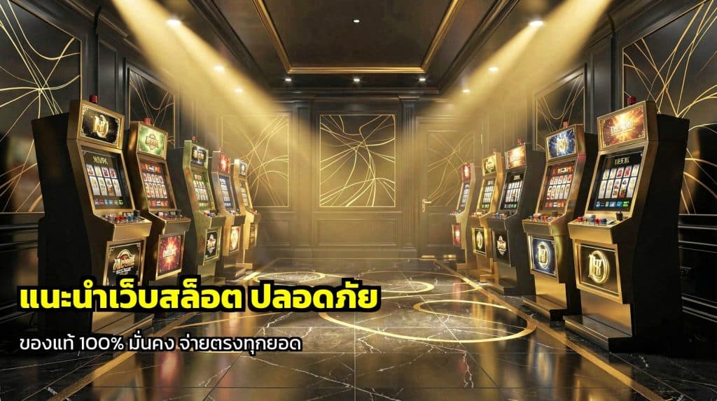 แนะนำเว็บสล็อต ปลอดภัย