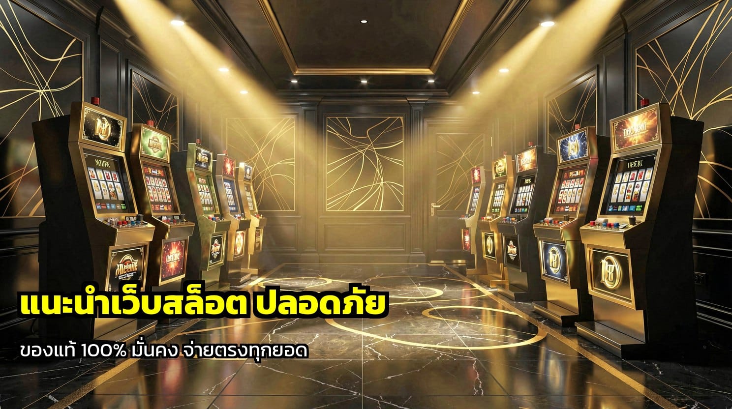 แนะนำเว็บสล็อต ปลอดภัย